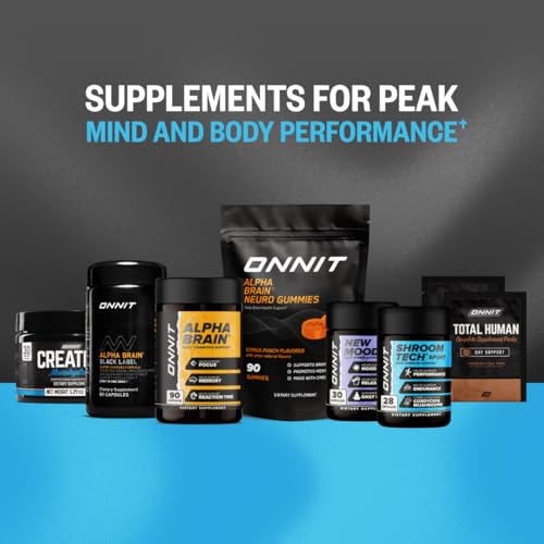 Ingredient label on ONNIT creatine monohydrate powder highlighting allergen info