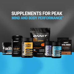 Ingredient label on ONNIT creatine monohydrate powder highlighting allergen info