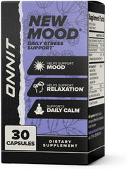 ONNIT New Mood bottle pour illustrating easy daily use.