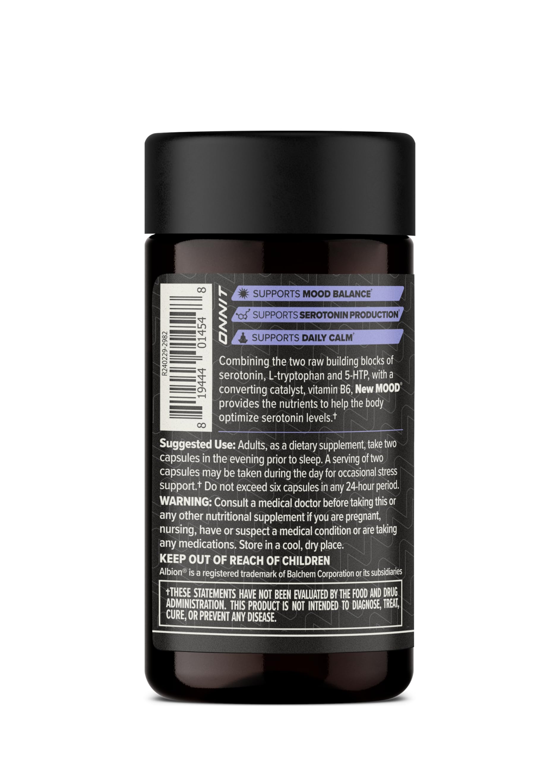 ONNIT New Mood view showing mood support and relaxation in action.