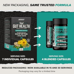 ONNIT Total GUT HEALTH capsules pouring show effortless daily use.
