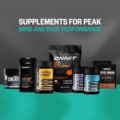 ONNIT Total Human full-month supply image communicates value.