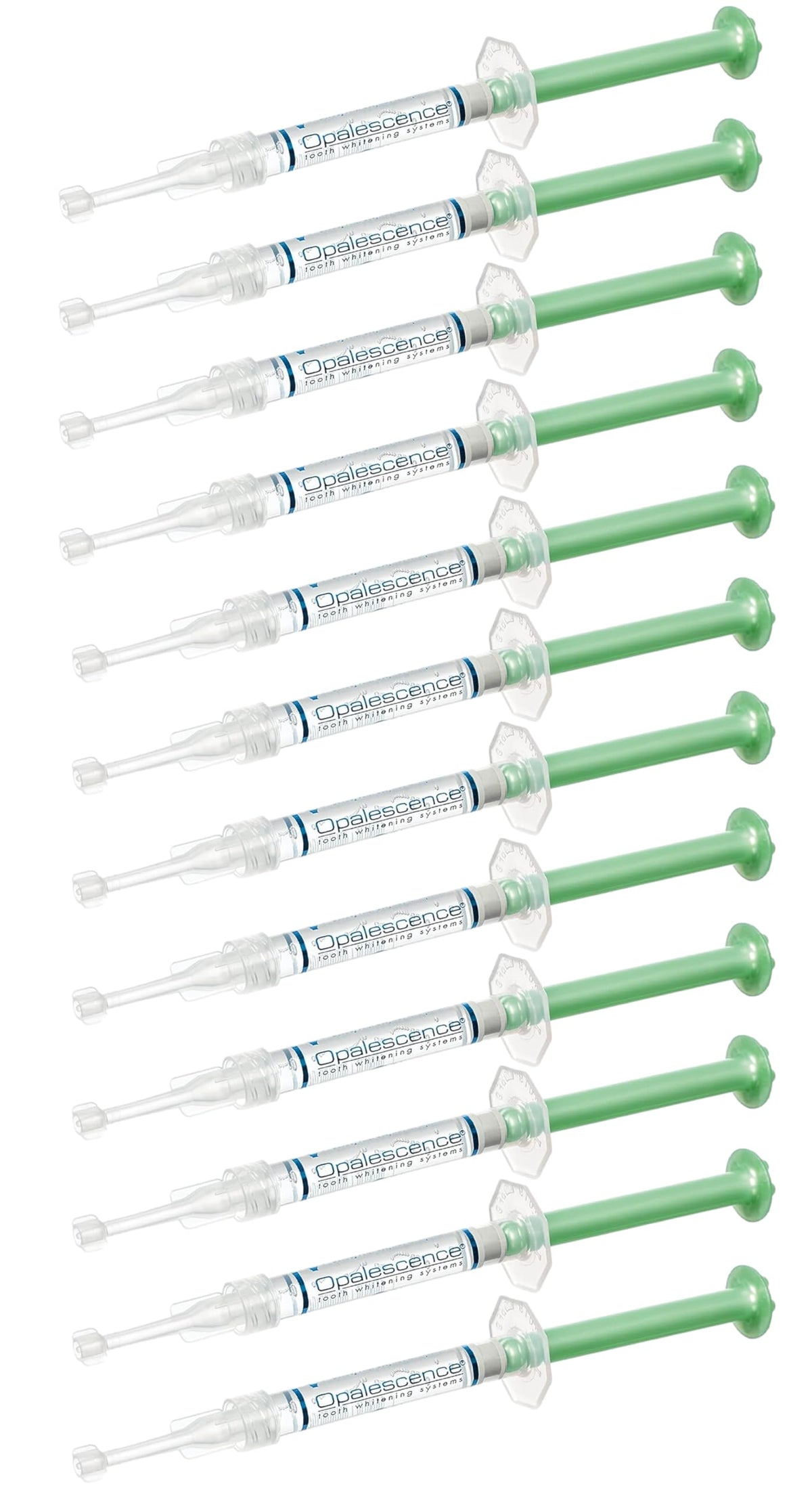 Opalescence 10% gel syringe refill for at-home whitening with low sensitivity.