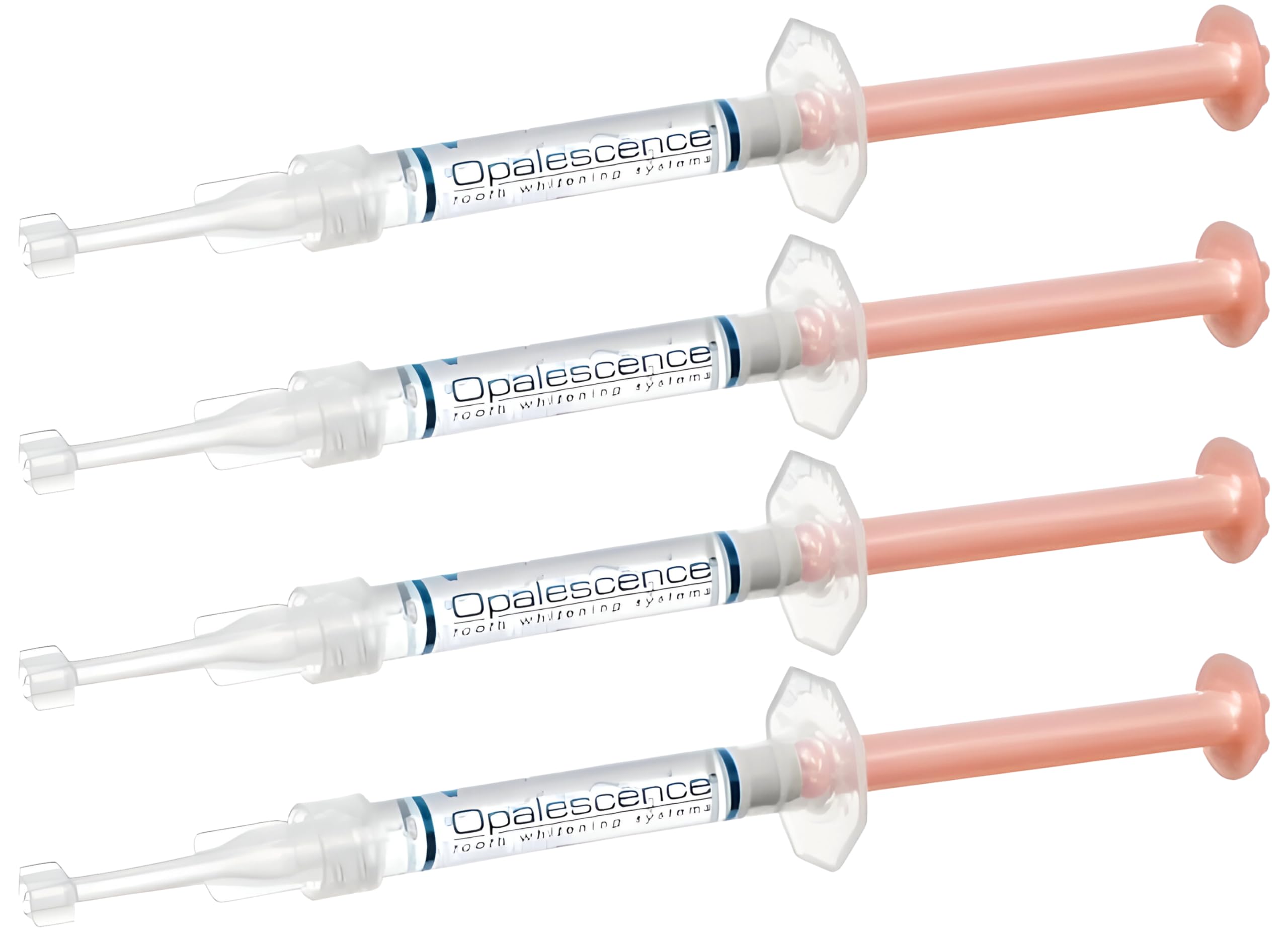 Opalescence 20% PF gel syringes pack for at-home whitening, convenient and precise application.