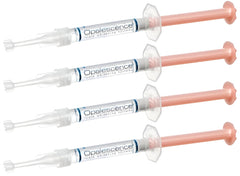 Opalescence 20% PF gel syringes pack for at-home whitening, convenient and precise application.