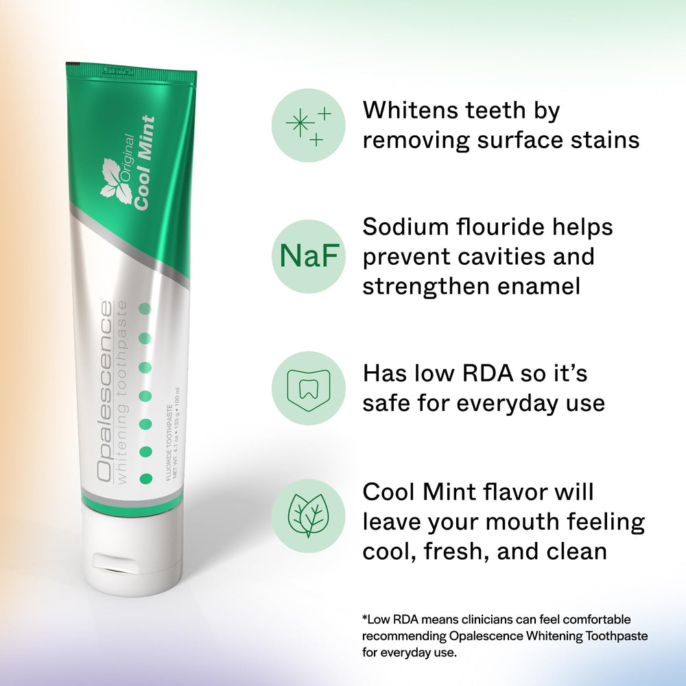 Opalescence 2Chill toothbrush supporting daily brushing during whitening.