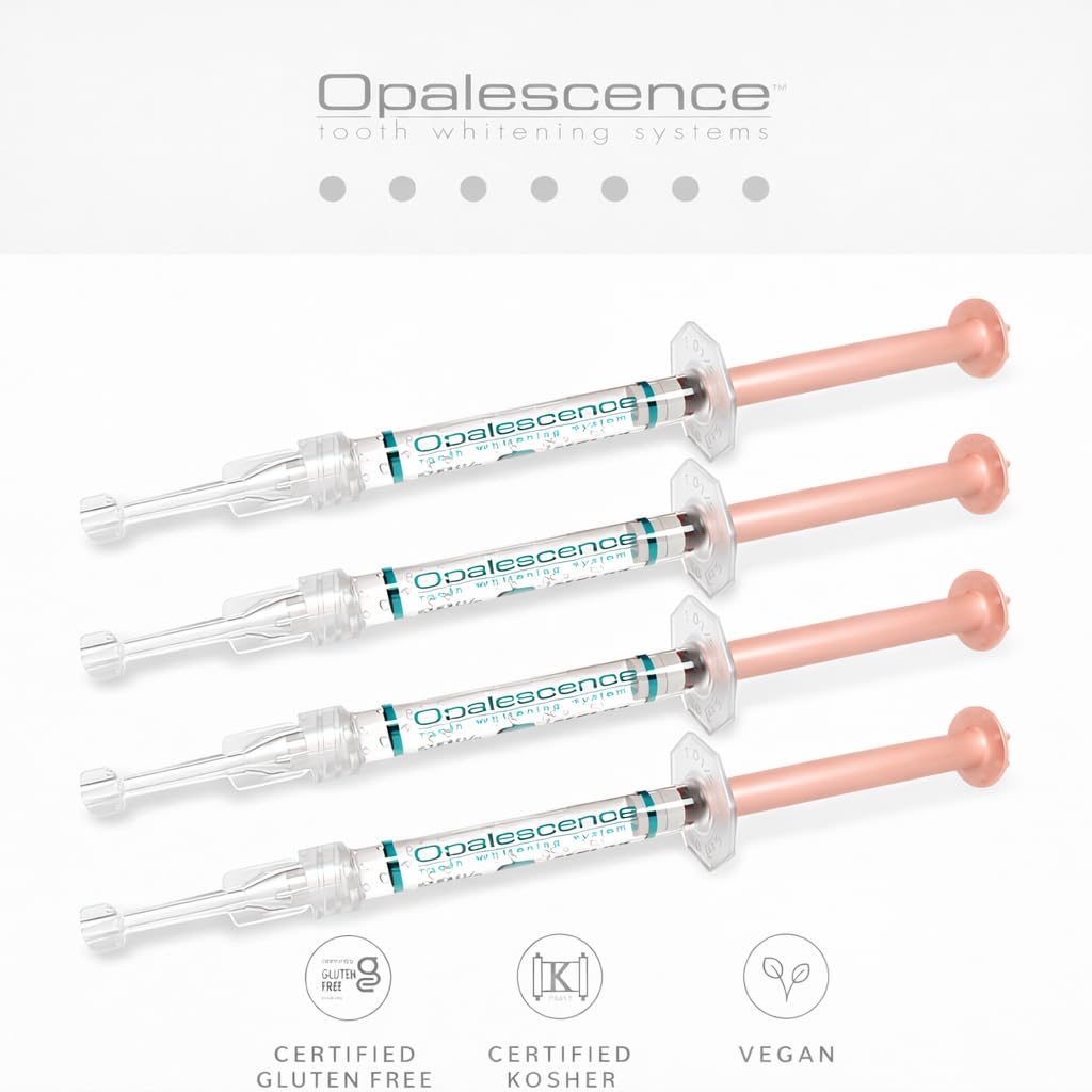 Opalescence compact syringes in box for clean storage and easy access.