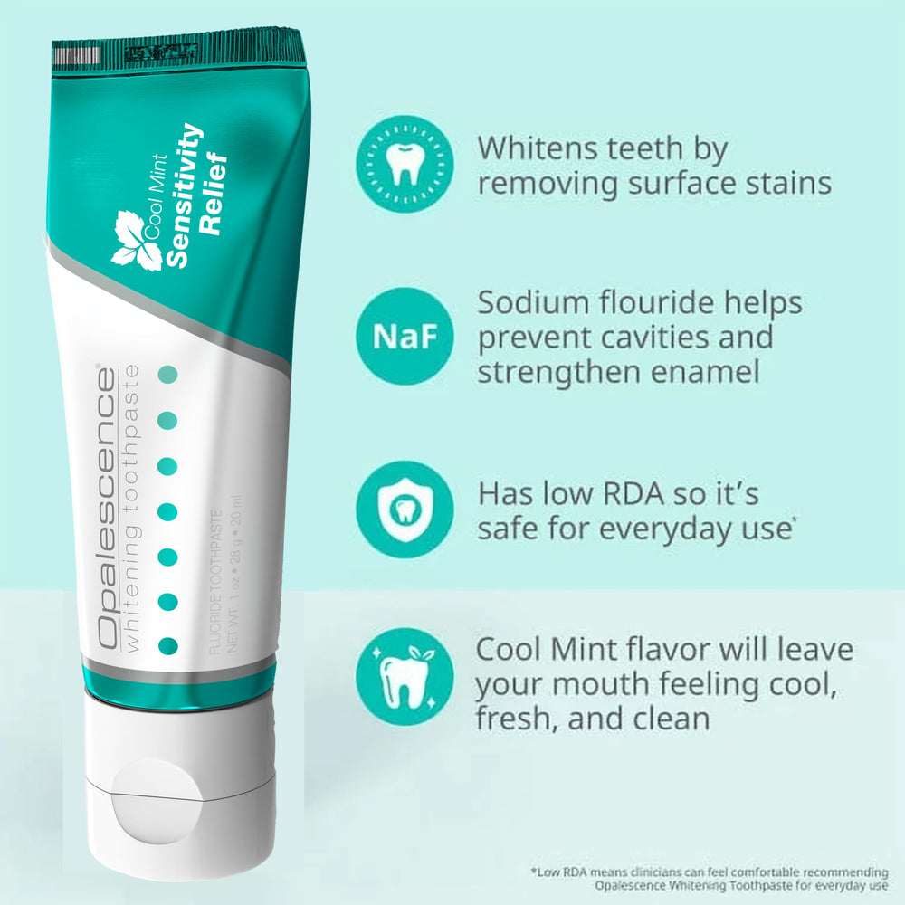 Mint flavor in Opalescence GO 15 Mint bundle for a refreshing finish.