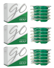 Opalescence Go 15% Mint tray closeup with prefilled gel for convenient whitening