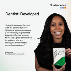 Opalescence Go USA-made packaging reflects trusted dental care.