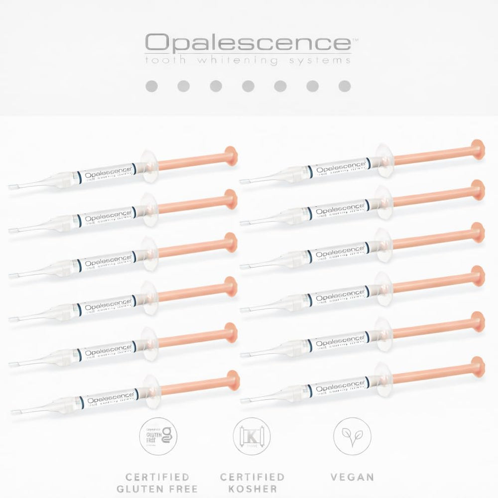Close-up of melon flavor label on syringe.