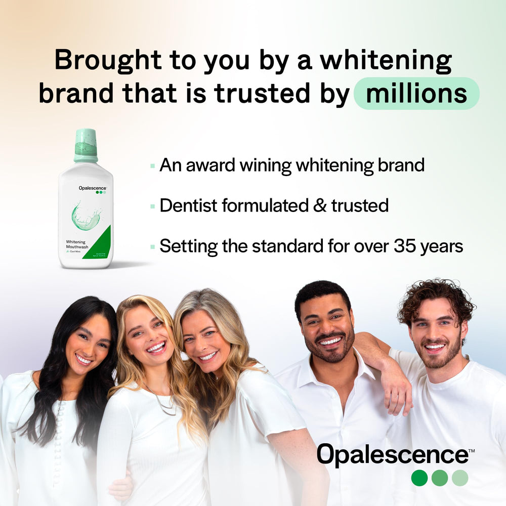 Opalescence bundle with mouthwash and 2Chill toothbrush included.