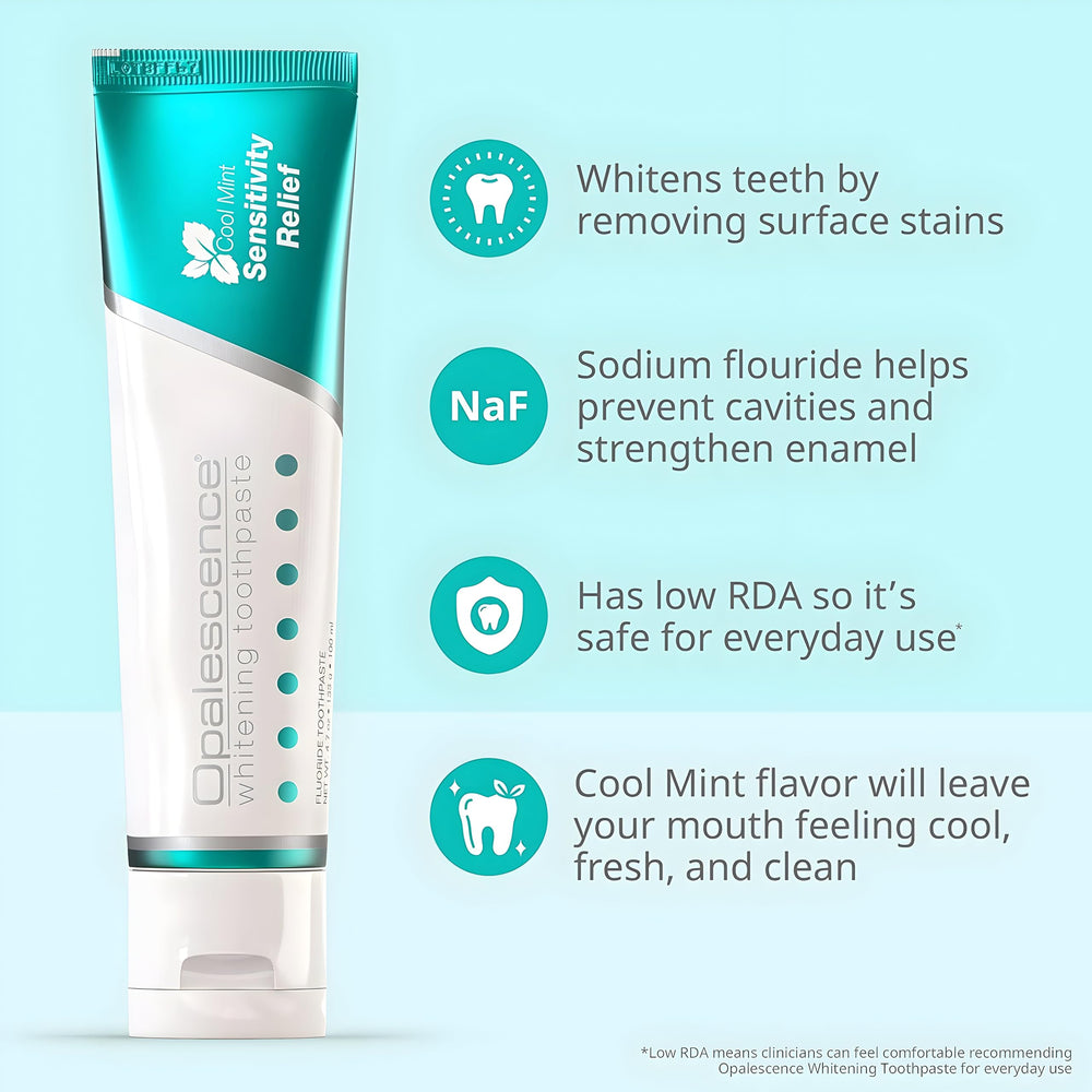 Sensitive toothpaste with xylitol supports enamel-friendly care
