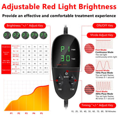 OPMGUWZY close-up of 1,400 LED beads for strong light efficiency.