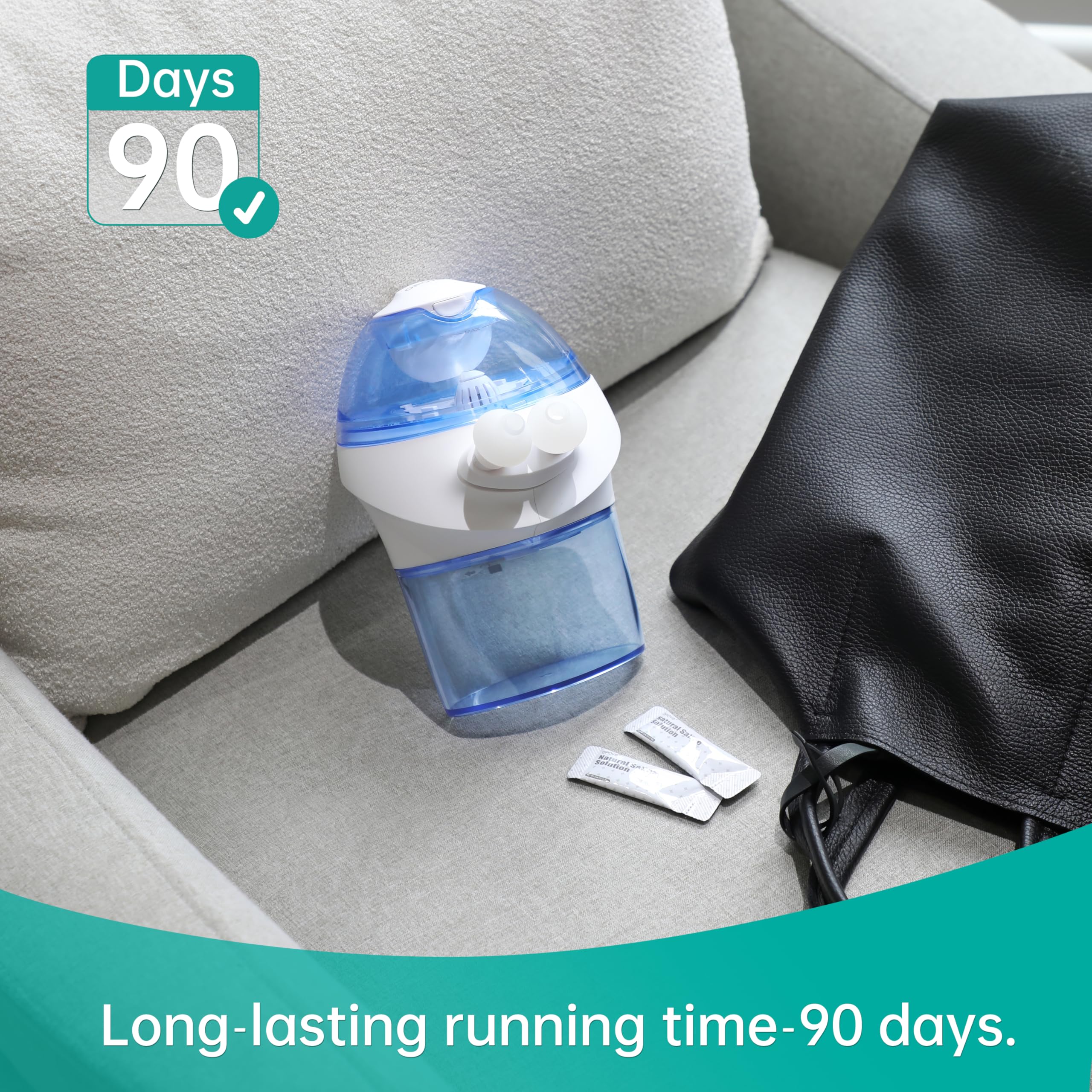 Opove Nascare self-cleaning hose aids thorough washing after use.