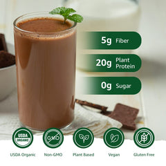Opportuniteas sprouted protein blend close-up emphasizing digestibility.