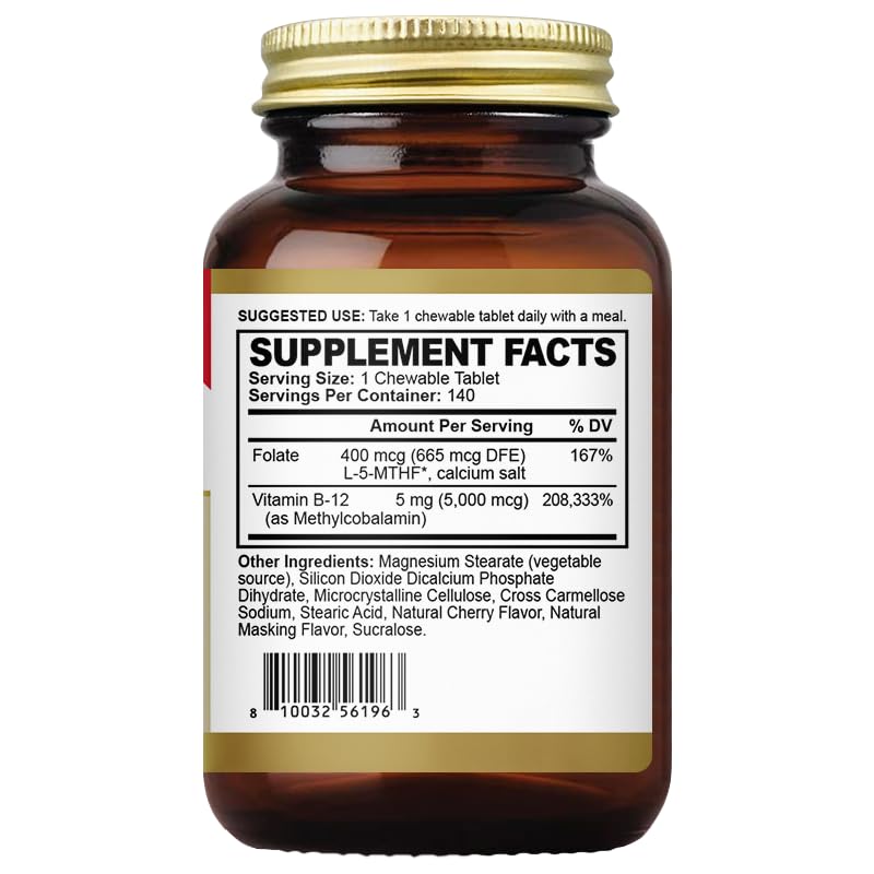 Oppuland 140-day supply—consistent daily B12 and folate support.