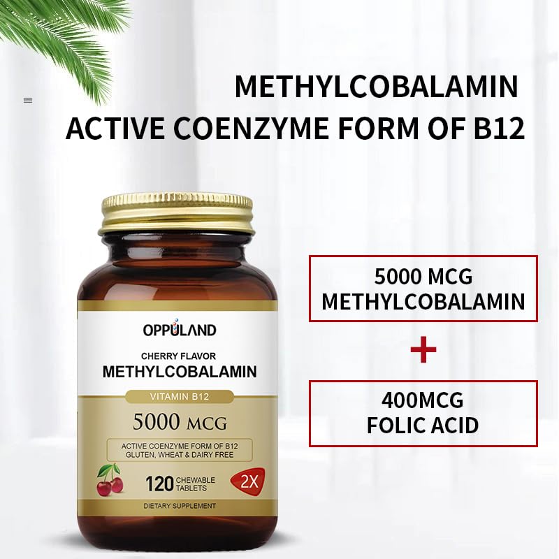 Oppuland Methyl B-12 chew sublingual melt for fast absorption