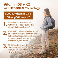 oppuland Vitamin D3 K2 softgel consumption with water