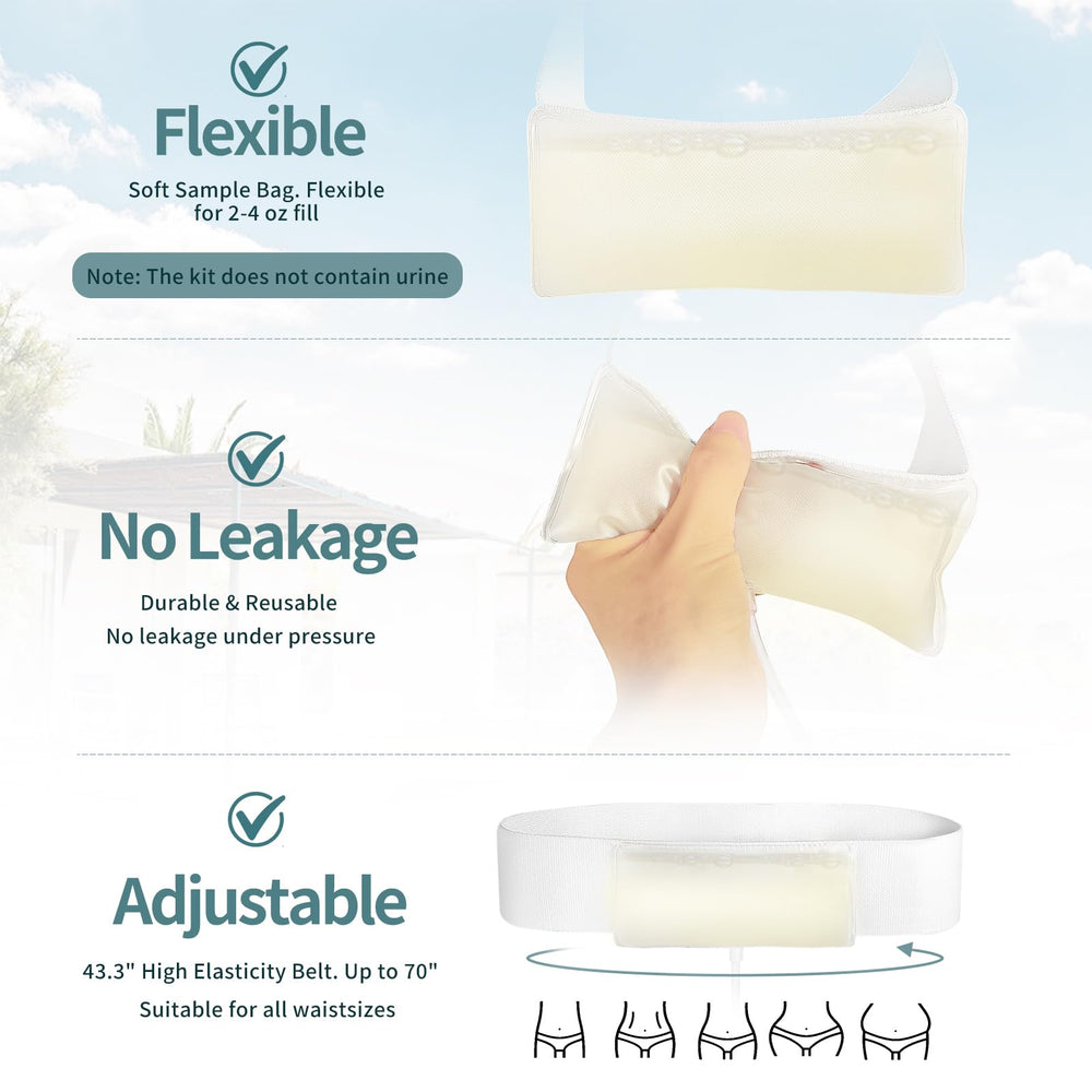 Opstra Yee 2-4oz sample pouch stays discreet during wear.