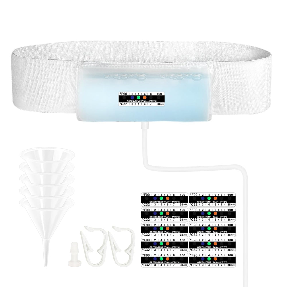 Opstra Yee urine test kit with concealed belt for discreet daily wear.