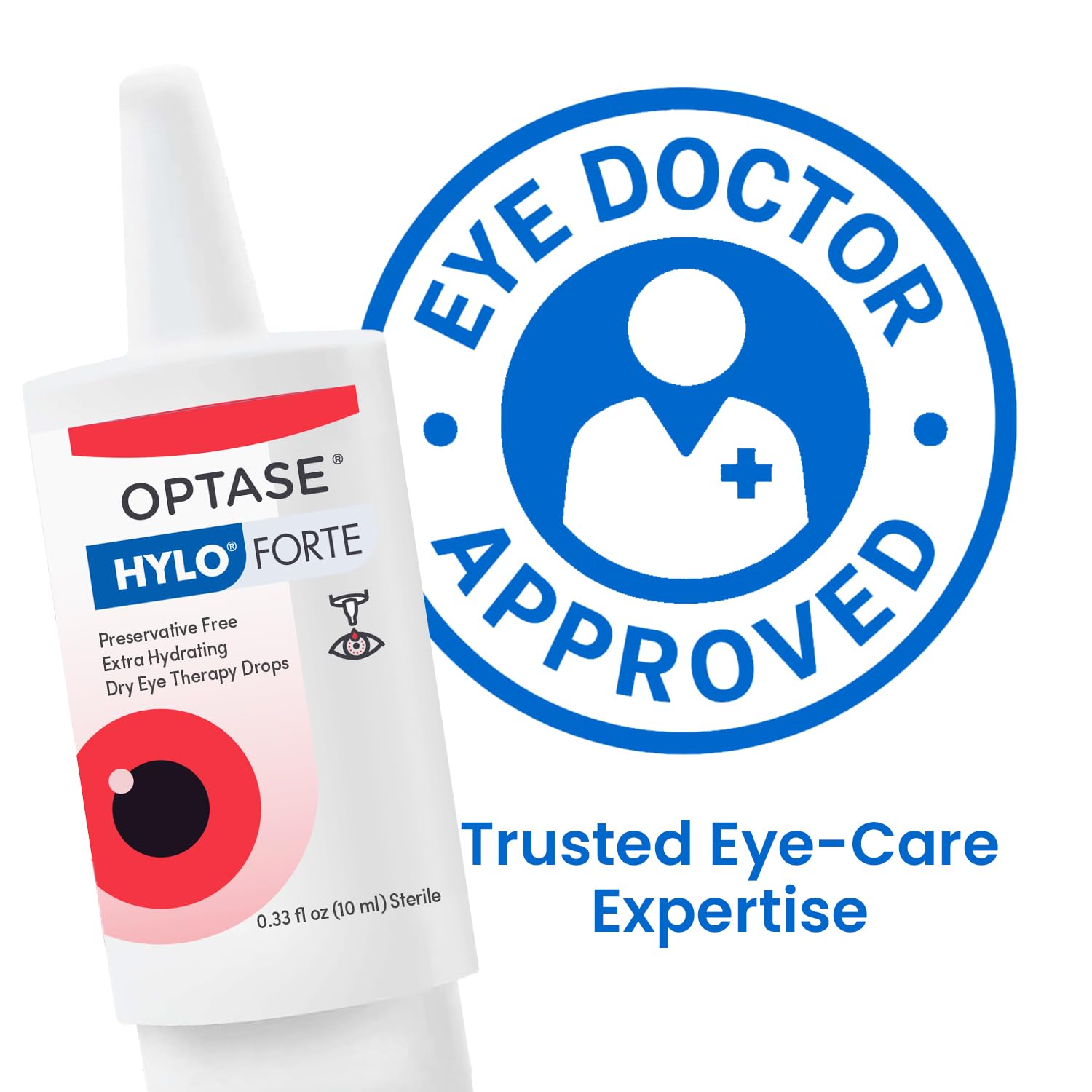 Optase HYLO Forte image conveying eye comfort during daily activities