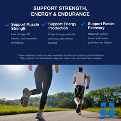 Opti + Life MD Creatine capsules used during workout for energy support.