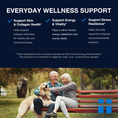 Opti + Life MD packaging promotes easy daily intake for wellness routines.