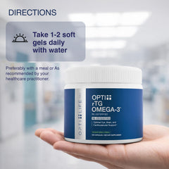 Take Opti + Life MD Omega-3 with a fat-containing meal for better absorption