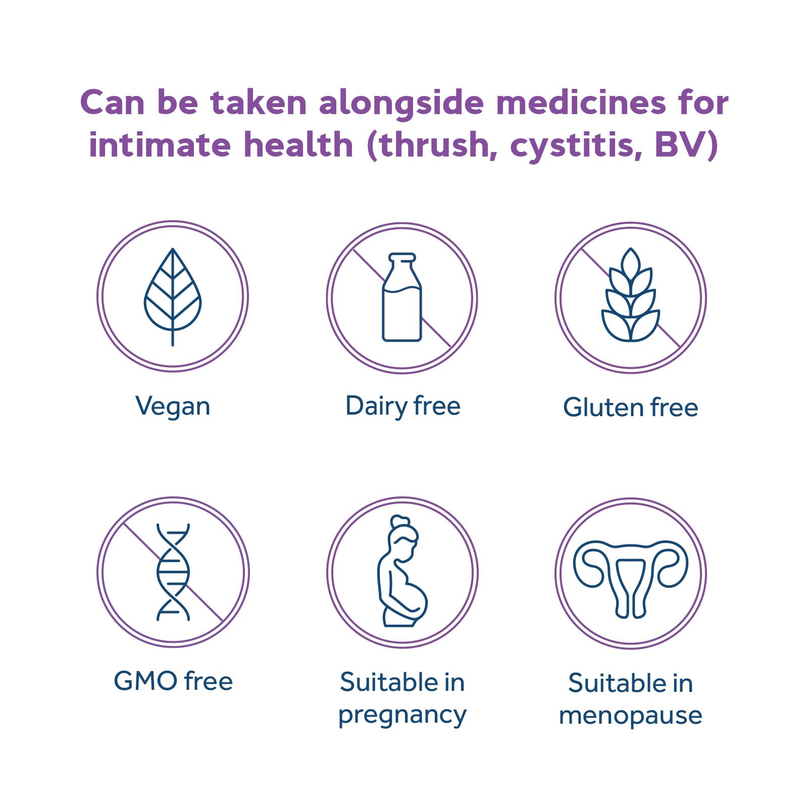 Optibac Probiotics for Women label close-up, vegan formula details