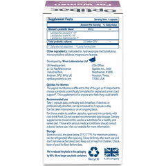 Optibac Probiotics for Women vegan capsules, gentle daily probiotic support