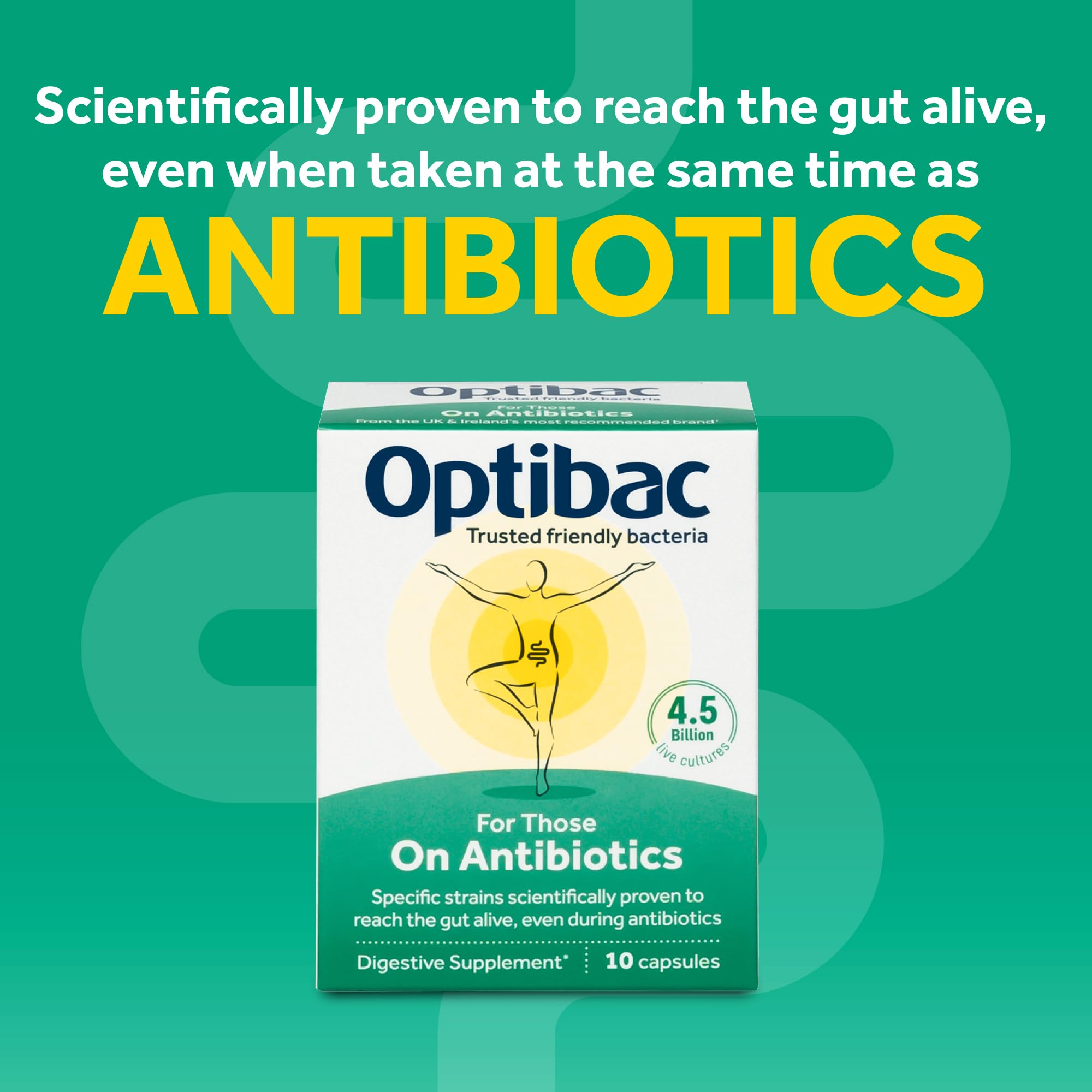 Optibac Probiotics vegan friendly label suitable for plant-based diets