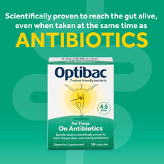 Optibac Probiotics vegan friendly label suitable for plant-based diets