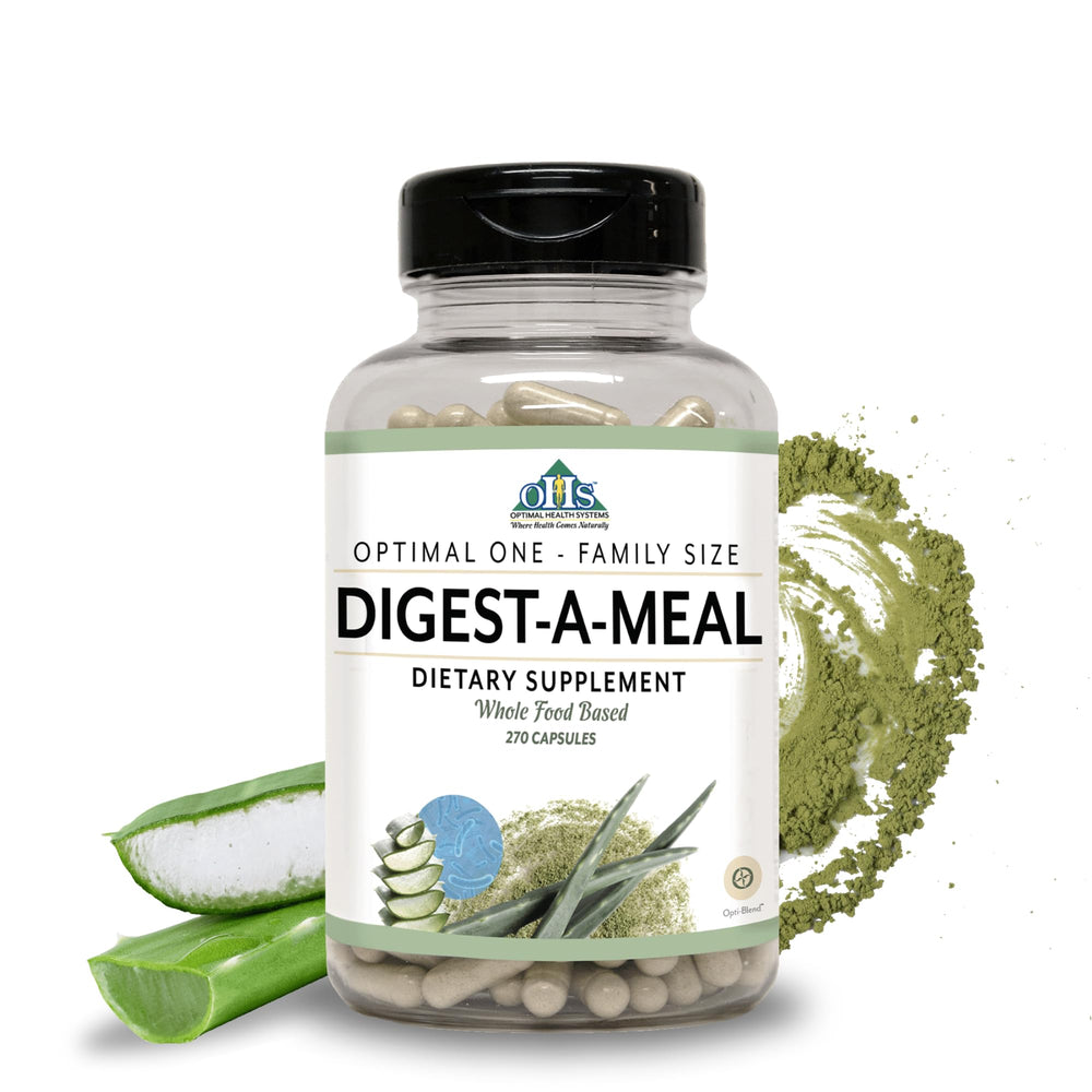 Digest-A-Meal bottle for gut-support capsules.