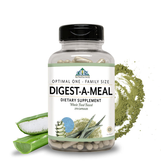 Digest-A-Meal bottle for gut-support capsules.