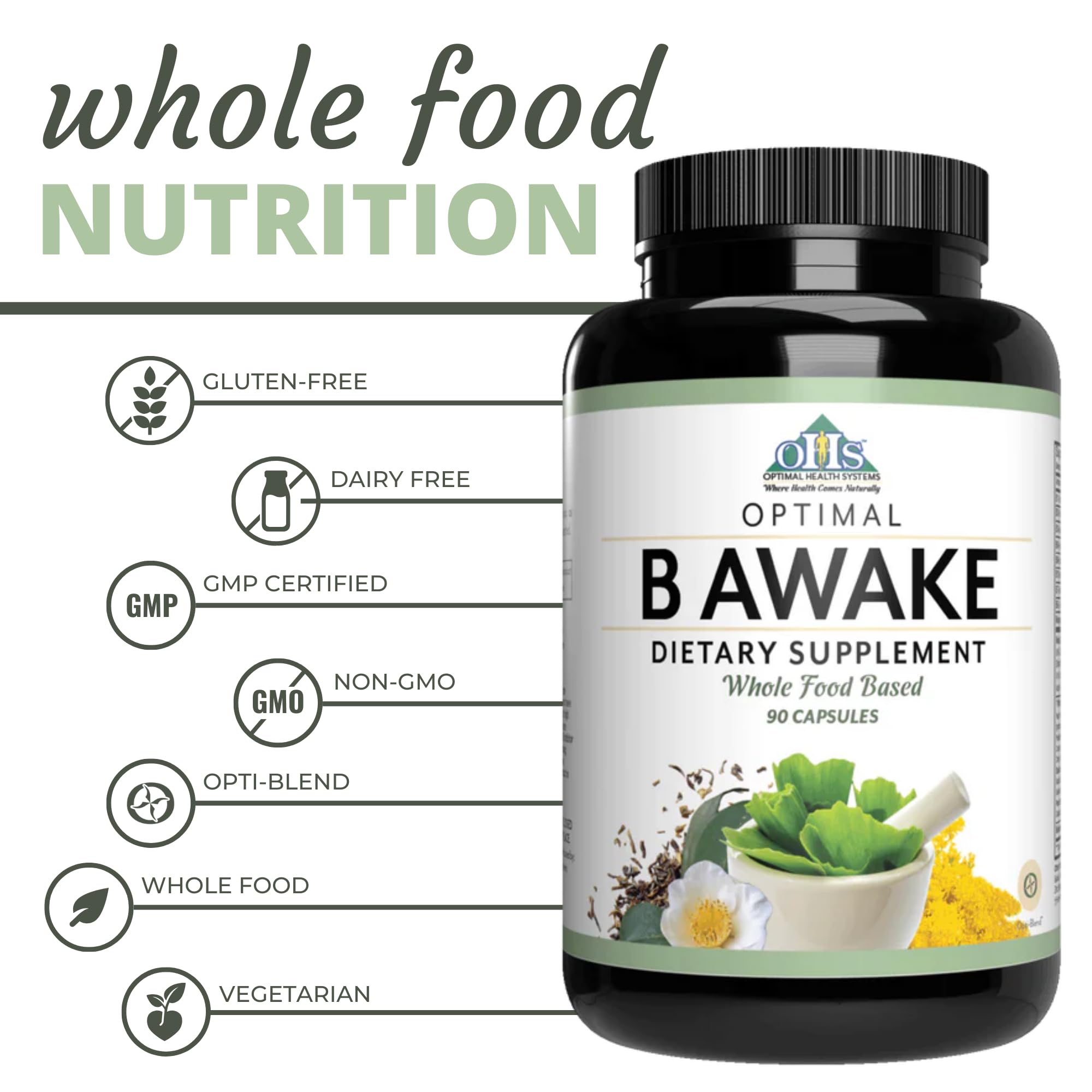 Brain-focus scene with B Awake illustrating mental clarity potential.