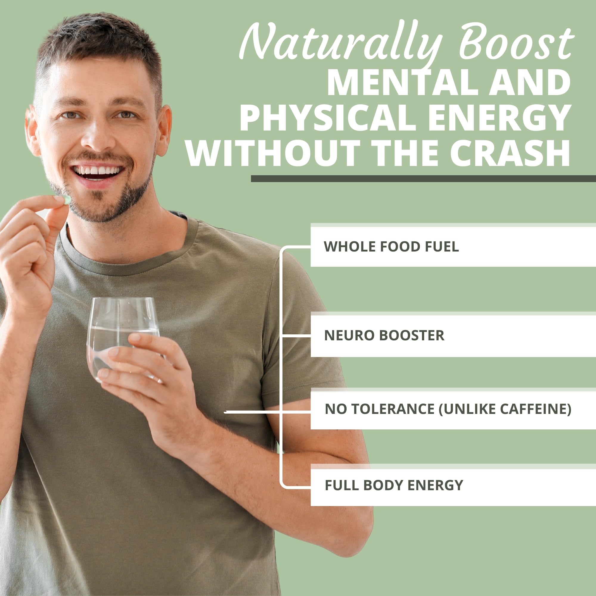 Label close-up on B Awake emphasizing whole-food B vitamins.