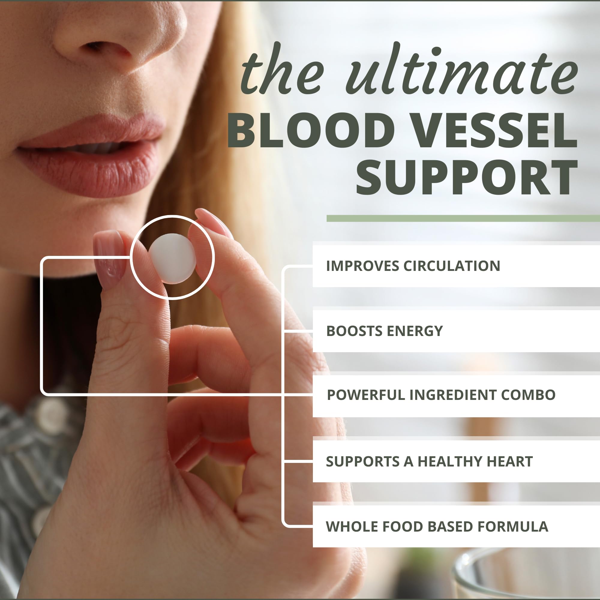 Optimal Health Systems BFF Chewable label top showing ingredients and non-GMO claim.