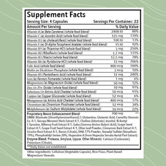 Closeup of Optimal Health Systems Brain capsules highlighting nootropic formula.