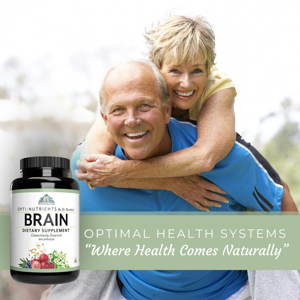 Capsules texture of Optimal Health Systems Brain indicating smooth daily use.