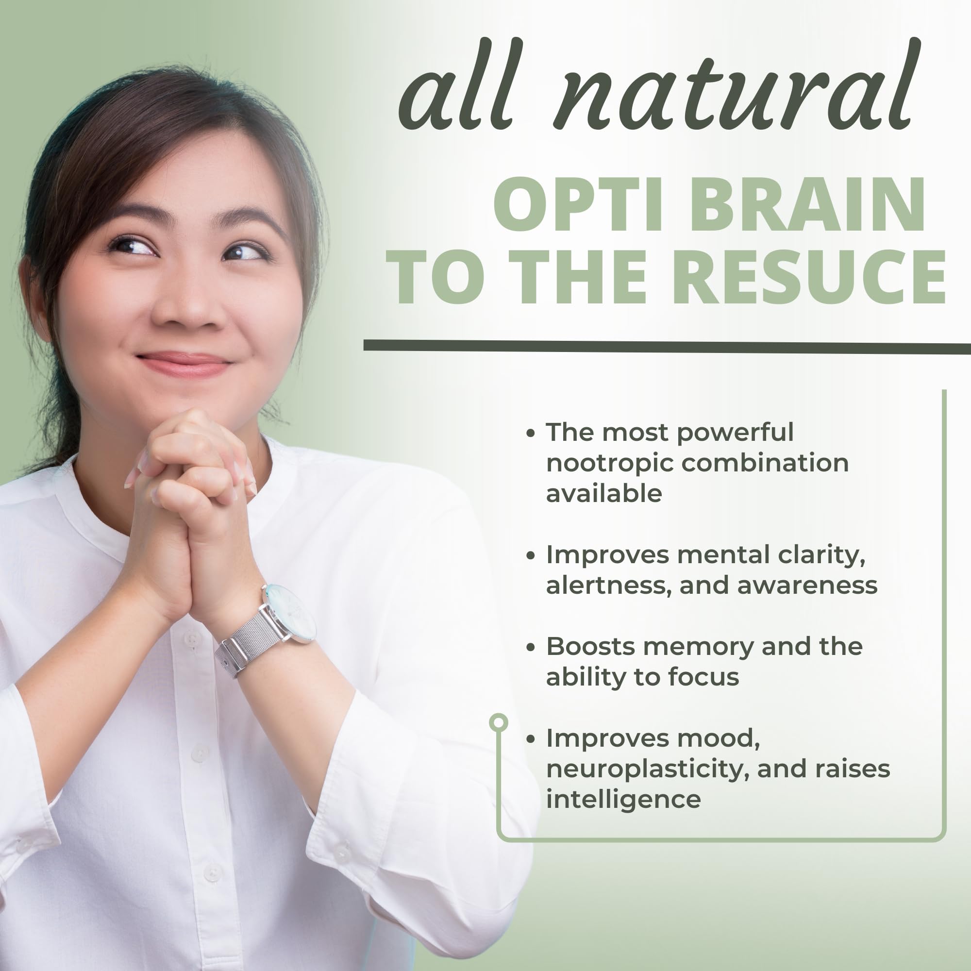 Morning routine setup featuring Optimal Health Systems Brain for daily focus.