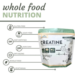 Optimal Health Systems Creatine label details provide clean ingredient information