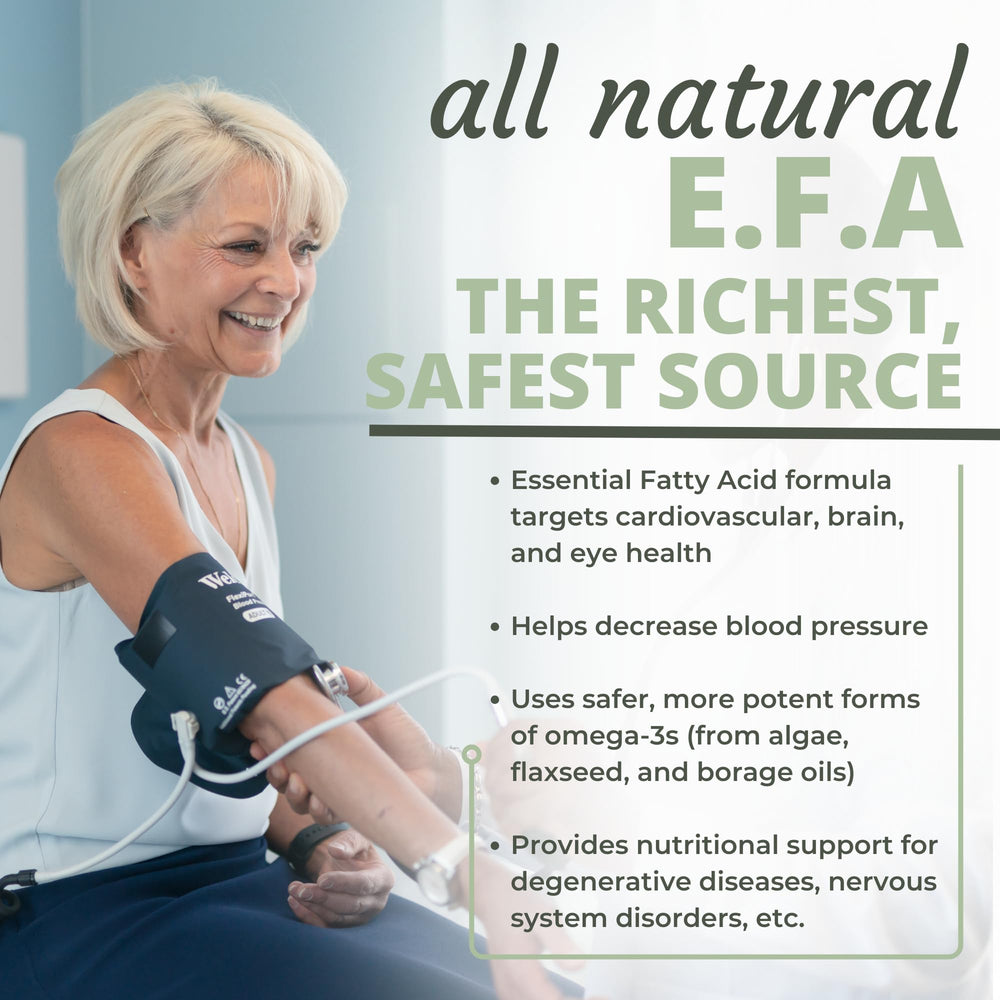 Optimal Health Systems EFA borage-GLA oil source label for everyday use