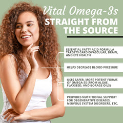 Optimal Health Systems EFA capsules arranged for convenient daily use