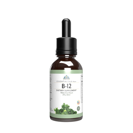 Optimal Health Systems Essential B-12 Drops bottle for easy energy support