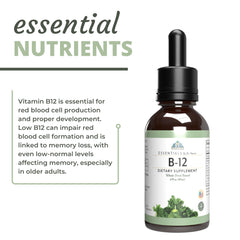 Optimal Health Systems Essential B-12 Drops glass dropper close-up for precise dosing