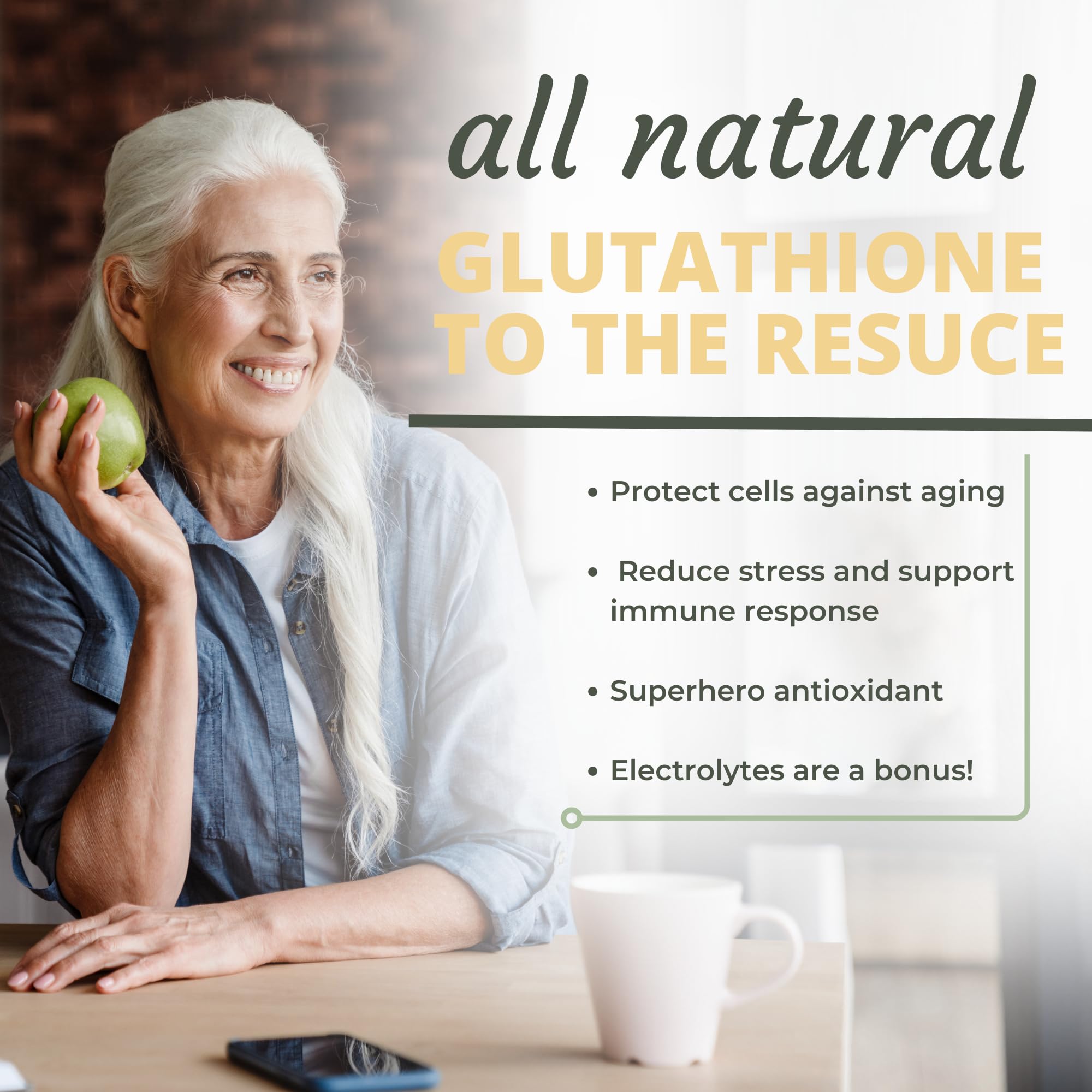 Optimal Health Systems Essential Glutathione wafers dairy-free label highlights vegan-friendly formula.