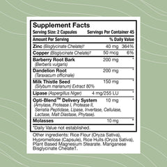 Optimal Health Systems Liver/Kidney detox ingredients milk thistle closeup highlighting antioxidant support