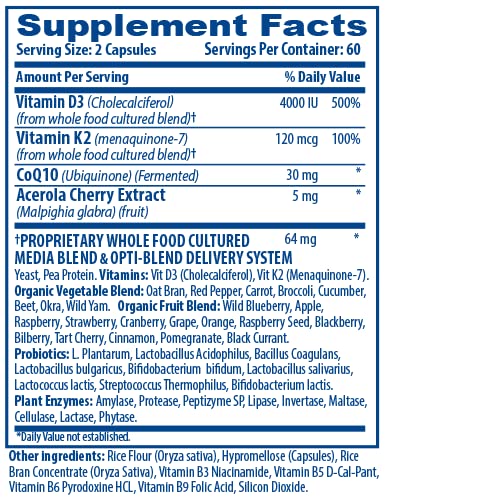 LONGEVI-Dk2 capsules closeup ideal for easy daily vitality support.