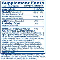 LONGEVI-Dk2 capsules closeup ideal for easy daily vitality support.